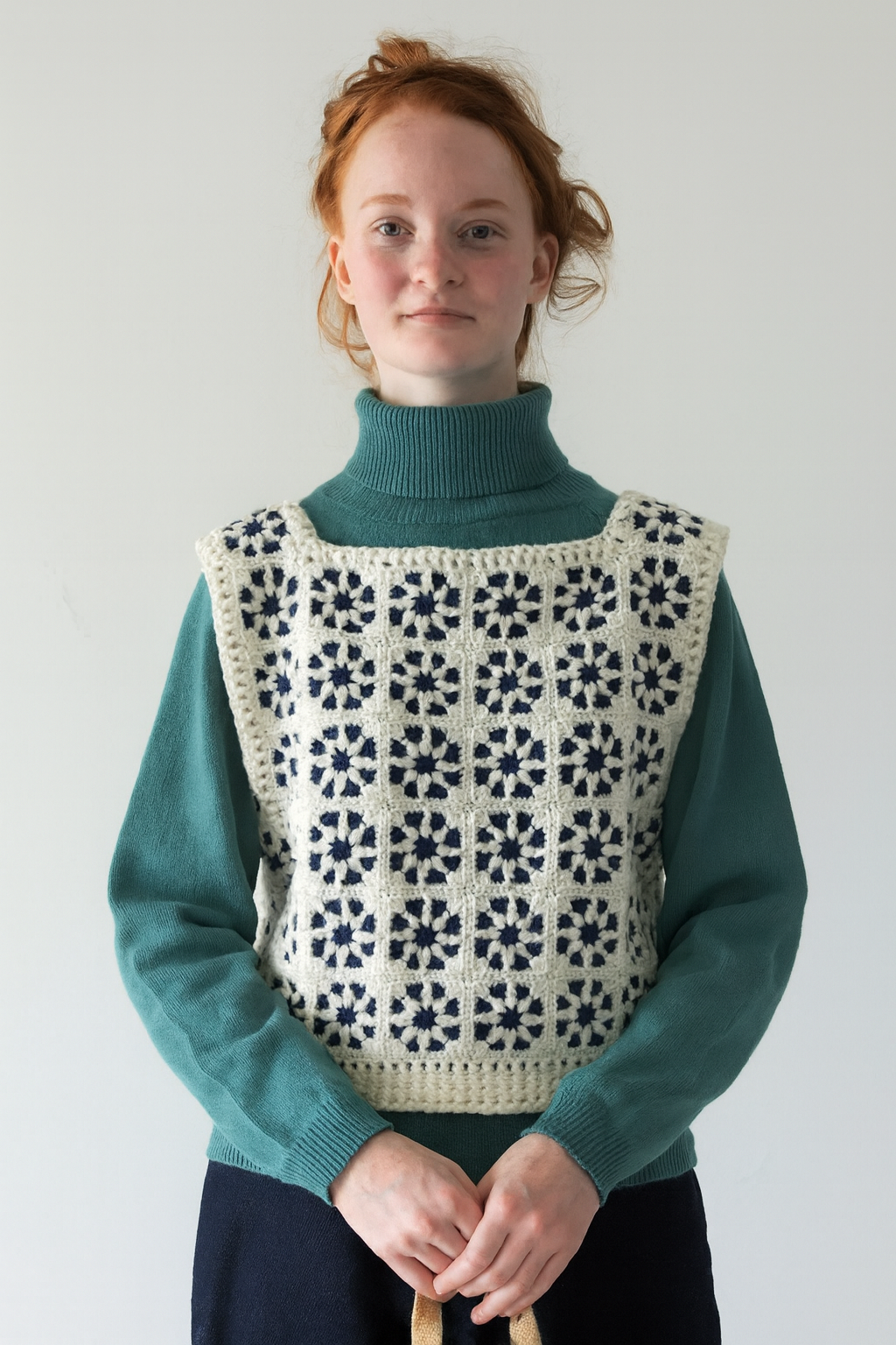 Vintage Granny Square PDF - Create Stylish Crochet Vests