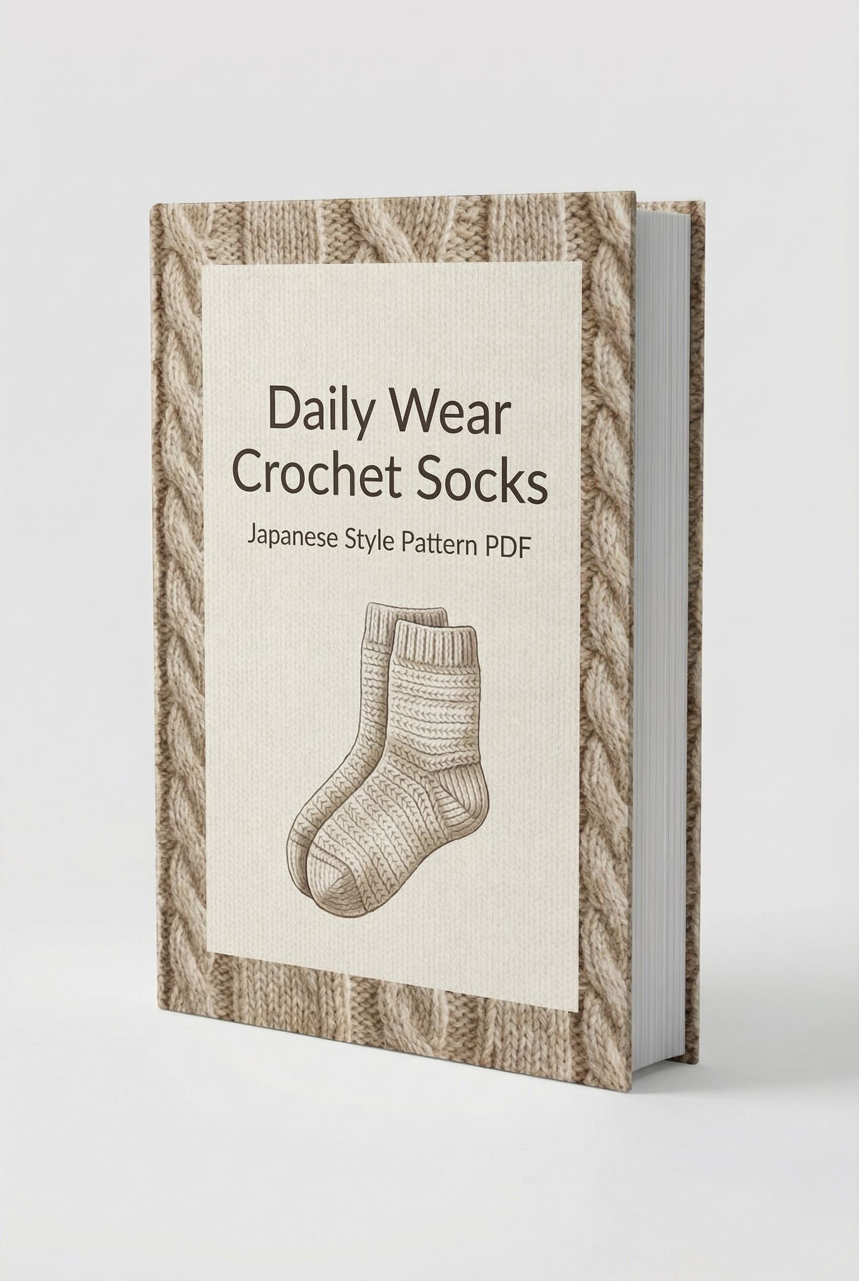 Daily Wear Crochet Socks – Japanese Style (PDF)